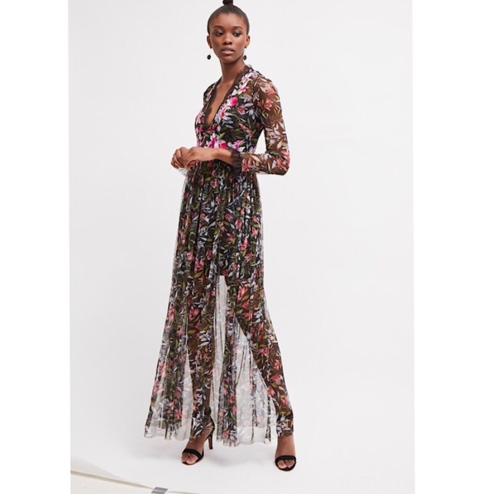 French Connection - Flori Embroidered Maxi Dress